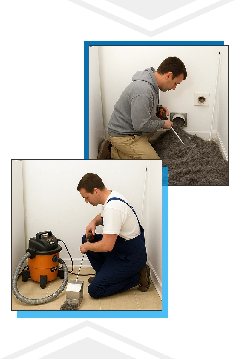 Professional VS DIY Dryer Vent Cleaning